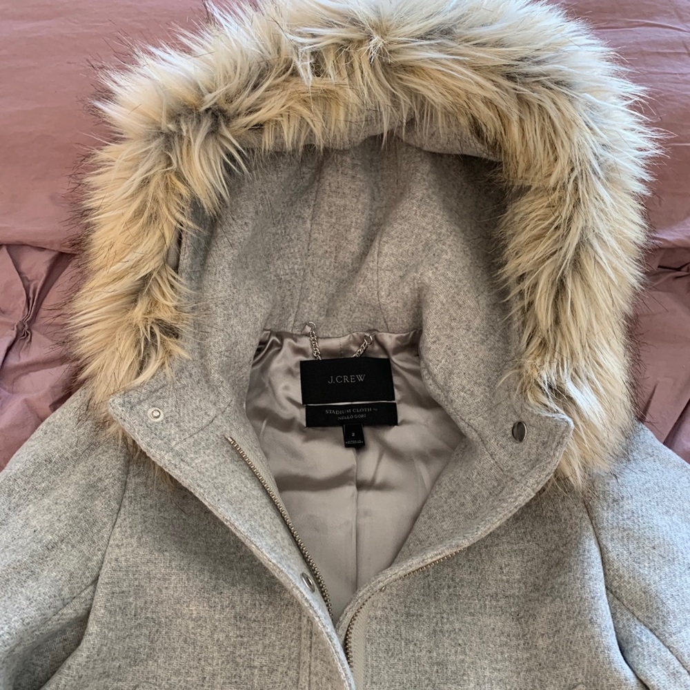 Jcrew Womens Chateau Parka (Grey)